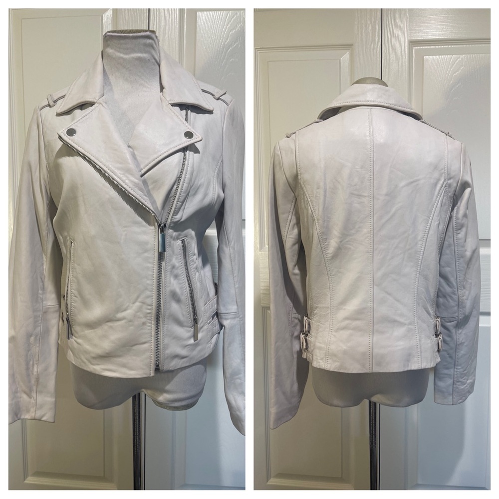 LONDON FOG LEATHER MOTTO JACKET